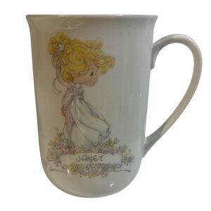 Precious Moments Janet Mug 1989 Enesco Ceramic Made In Korea